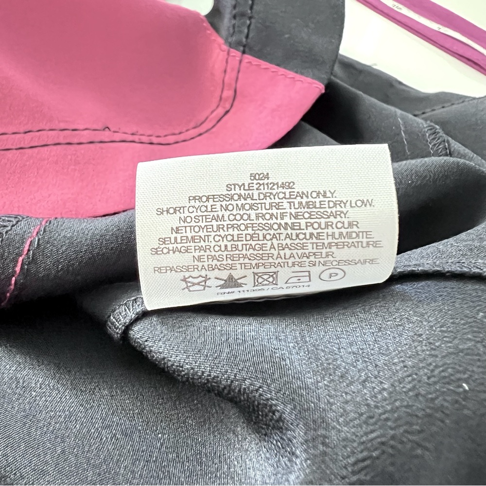 Tory Burch Angie Color Block Silk Dress - Picture 12 of 13